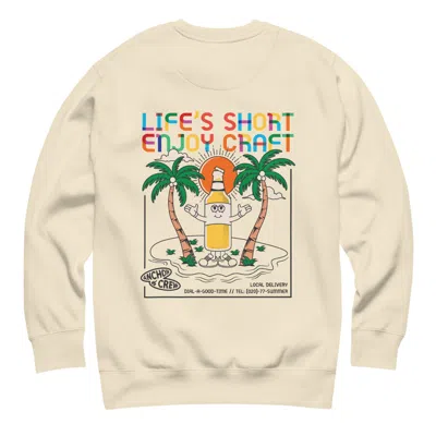 Anchor & Crew Neutrals Natural Enjoy Craft Dial-a-local Organic Cotton Sweatshirt - Women