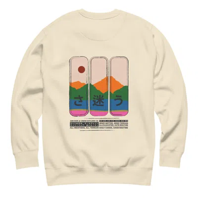 Anchor & Crew Neutrals Natural Nomad Passenger Organic Cotton Sweatshirt - Men