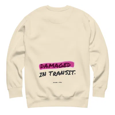 Anchor & Crew Neutrals Natural Out For Delivery Annotations Organic Cotton Sweatshirt - Men