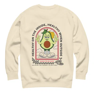 Anchor & Crew Neutrals Natural Ripe Avocado Dial-a-local Organic Cotton Sweatshirt - Women