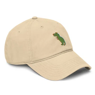 Anchor & Crew Neutrals Natural T-rex Snap Dancin' In The Wild Cotton Embroidered Cap - Men