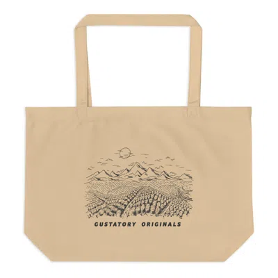 Anchor & Crew Neutrals Neutral Gustatory Originals Colombia Recycled Cotton Large Tote Bag - Men In Brown