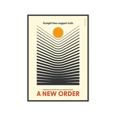 Anchor & Crew New Order Formhaus Matte Art Print In White