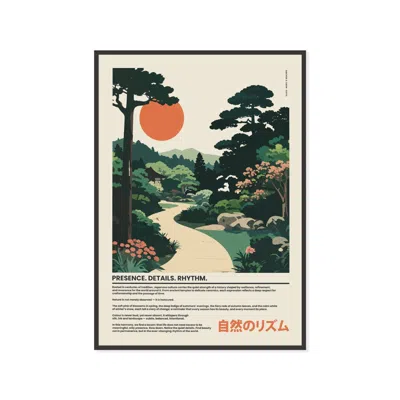 Anchor & Crew One Japan Presence & Rhythm Matte Art Print In Multi