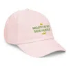 Anchor & Crew Pastel Pink Mojito Is My Side Hustle Club Chino Embroidered Cap - Women In Pink