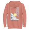 Anchor & Crew Pink Dusty Rose Santorini Landmark Cotton Blend Hoodie - Women In Pink