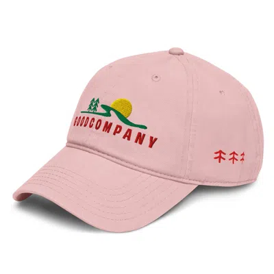 Anchor & Crew Pink Rose Good Company Supply Cotton Embroidered Cap - Women