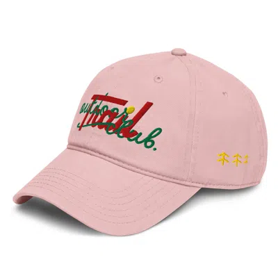 Anchor & Crew Pink Rose Outdoor Trail Club Supply Cotton Embroidered Cap - Women