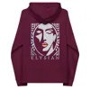 Anchor & Crew Red Burgundy Two Elysian Editions Organic Cotton Hoodie - Women In Red