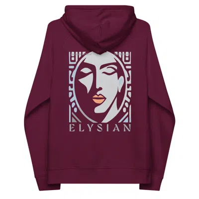 Anchor & Crew Red Burgundy Two Elysian Editions Organic Cotton Hoodie - Women