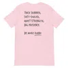 Anchor & Crew Soft Pink Think Ocean Rhino Aspirations Cotton Embroidered T-shirt - Women In Pink