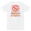 Anchor & Crew White Acceptable At The Time Disco! Heavy Cotton Embroidered T-shirt - Women In White