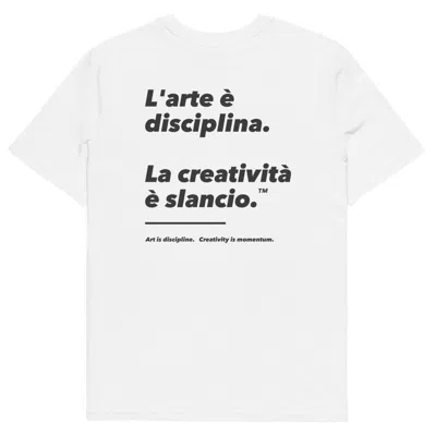 Anchor & Crew White Art & Momentum Creative Standard Organic Cotton T-shirt - Women