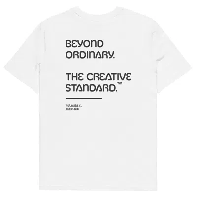Anchor & Crew White Beyond Ordinary Creative Standard Organic Cotton T-shirt - Women
