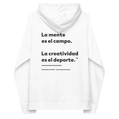 Anchor & Crew White Creativity Is The Sport Creative Standard Organic Cotton Hoodie - Women