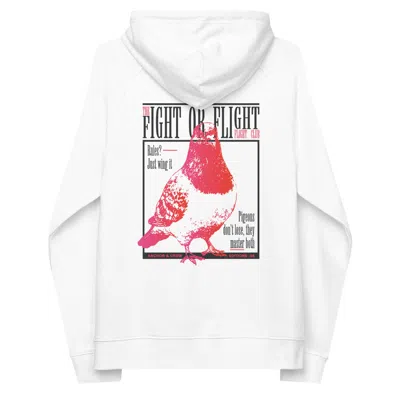 Anchor & Crew White Eight Fight Or Flight Club Editions Organic Cotton Hoodie - Women