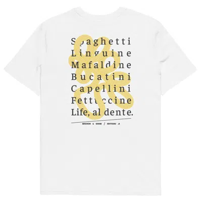 Anchor & Crew White - Eleven Life, Al Dente Editions Organic Cotton T-shirt - Men