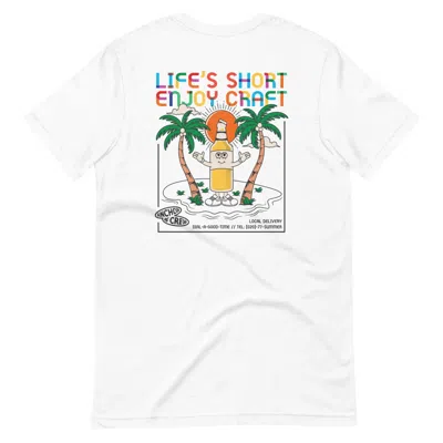 Anchor & Crew White Enjoy Craft Dial-a-local Organic Cotton T-shirt - Men