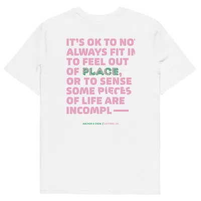 Anchor & Crew White Five It's Ok Editions Organic Cotton T-shirt - Men In Multi