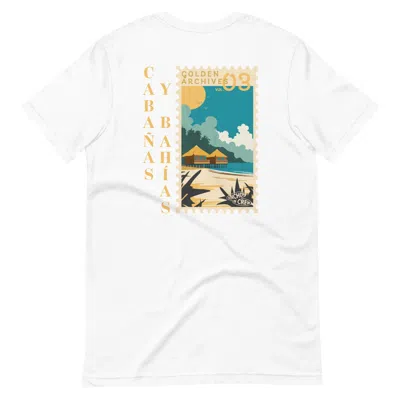 Anchor & Crew White Golden Archives Postmark Organic Cotton T-shirt - Women