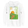 Anchor & Crew White Great Wall Of China Landmark Cotton Blend Hoodie - Women In Green