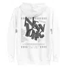 Anchor & Crew White Gustatory New York Coffee Scene Cotton Blend Embroidered Hoodie - Women In White