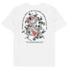 Anchor & Crew White Koi Fish Another Good Day Organic Cotton T-shirt - Women In White