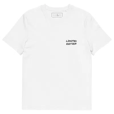 Anchor & Crew White Limited Edition Annotations Organic Cotton T-shirt - Men