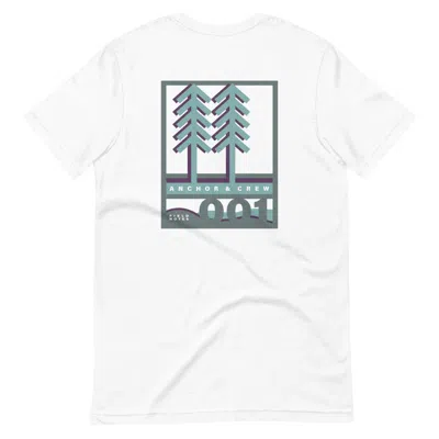 Anchor & Crew White One Field Notes Organic Cotton T-shirt - Women