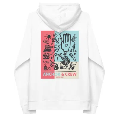 Anchor & Crew White One Moon Safari Editions Organic Cotton Hoodie - Women