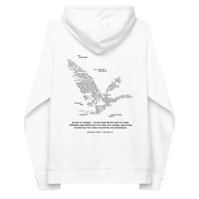 Anchor & Crew White Seven You Are Enough X Mental Health Editions Organic Cotton Hoodie - Women