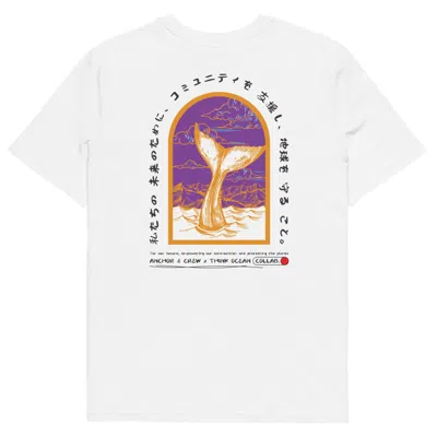 Anchor & Crew White Think Ocean Eight Japan Gurafiku Organic Cotton T-shirt - Women