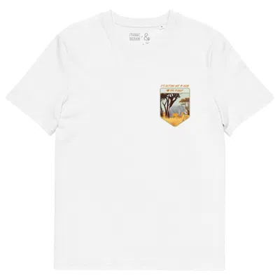 Anchor & Crew White Think Ocean Elephant Love The Planet Organic Cotton T-shirt - Women
