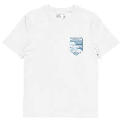 Anchor & Crew White Think Ocean Polar Bear Love The Planet Organic Cotton T-shirt - Men
