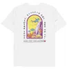 Anchor & Crew White Think Ocean Seven Japan Gurafiku Organic Cotton T-shirt - Women In White