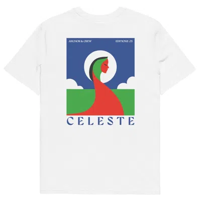 Anchor & Crew White Three Celeste Editions Organic Cotton T-shirt - Women