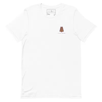 Anchor & Crew White Three Field Notes Organic Cotton T-shirt - Men