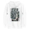 Anchor & Crew White Three Japan Gurafiku Cotton Blend Hoodie - Women In White