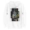 Anchor & Crew White Two Japan Gurafiku Cotton Blend Hoodie - Women In White