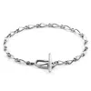Anchor & Crew Women's Arabella Twist Silver Chain T-bar Bracelet In Silver