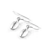 Anchor & Crew Women's Gustatory Coffee Bean Silver Earrings In Silver