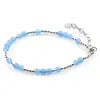 Anchor & Crew Women's Silver / Blue Blue Agate Lucia Silver & Stone Bracelet In Multi