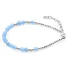 Anchor & Crew Women's Silver / Blue Blue Agate Sienna Silver & Stone Bracelet In Multi