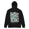 Anchor & Crew Black Balance Le Dance Disco! Organic Cotton Embroidered Heavyweight Hoodie - Women