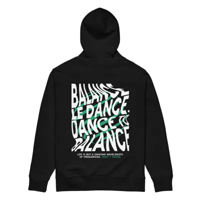 Anchor & Crew Black Balance Le Dance Disco! Organic Cotton Embroidered Heavyweight Hoodie - Women
