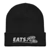 Anchor & Crew Black Eats Gen. Organic Cotton Embroidered Beanie - Women In Black