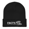 Anchor & Crew Black Facts Gen. Organic Cotton Embroidered Beanie - Men In Black