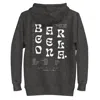 Anchor & Crew Black / Grey Charcoal Heather Gustatory Barcelona Coffee Scene Cotton Blend Embroidered Hoodie - Wom In Black/grey