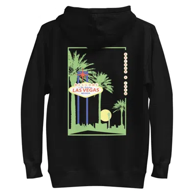 Anchor & Crew Black Las Vegas Landmark Cotton Blend Hoodie - Women