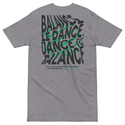 Anchor & Crew Carbon Grey Balance Le Dance Disco! Cotton Embroidered Oversized T-shirt - Men